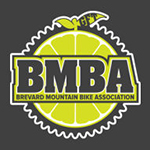 Logo of BMBA (Brevard Mountain Bike Association) with a link to their website.