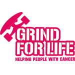 Logo of Grind for Life with a link to their website.